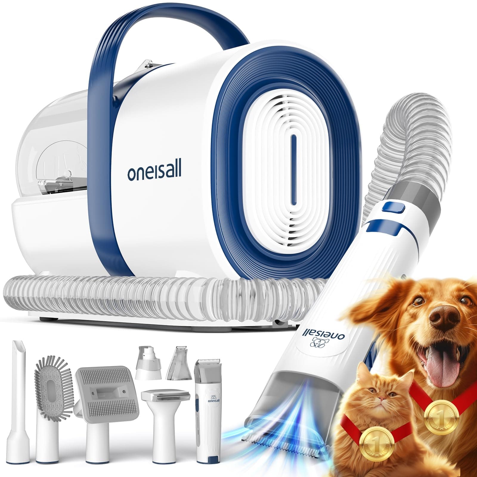 oneisall Dog Grooming Vacuum Kit